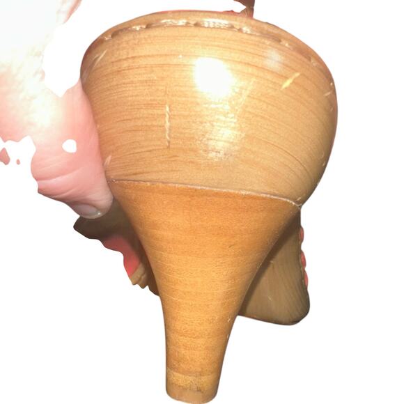 Sofft Coral Leather Strappy Sandals Size 8 – Comfortable Heeled Summer Shoes - Picture 4 of 11